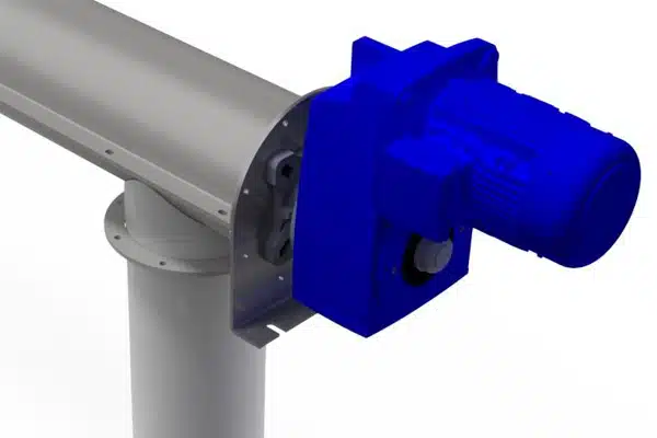 Limestone Dust Efficiently Discharges to Belt Conveyor