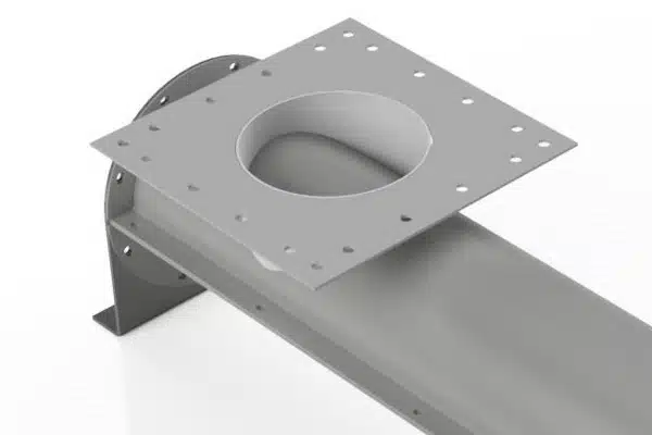 Inlet Flange Matches Existing Silo Discharge