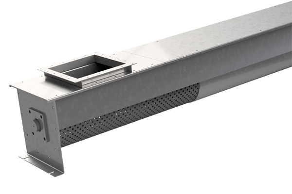 Perforated Trough Section Drains Excess Liquids