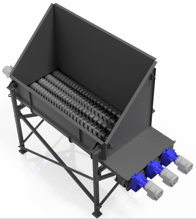 Independent Drive Units Power Each Screw for Maximum Torque