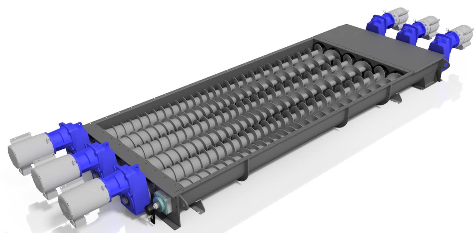 Six Mass Flow Screws Accurately Meter Solid Waste Fuel