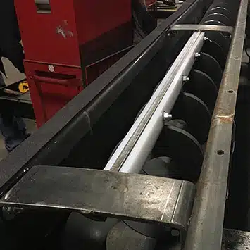 Inclined Shaftless Screw Conveyor for Metal Cuttings