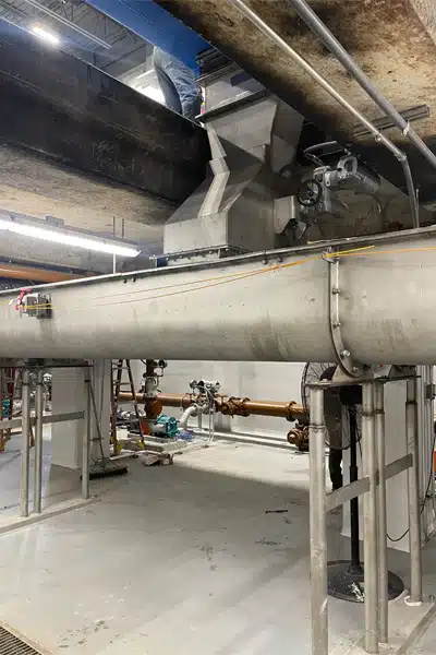 Emergency Safety Pull Cord Stop System is Installed on Every Conveyor