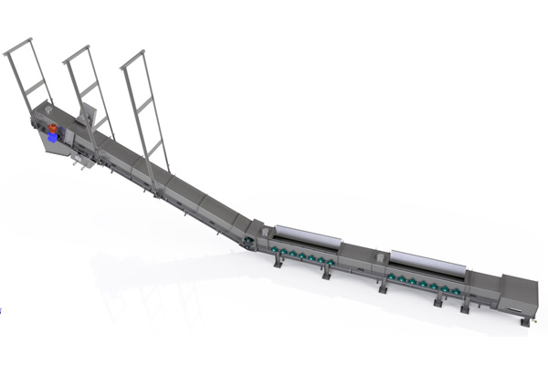 Belt Conveyor Receives Biosolids from Belt Filter Press