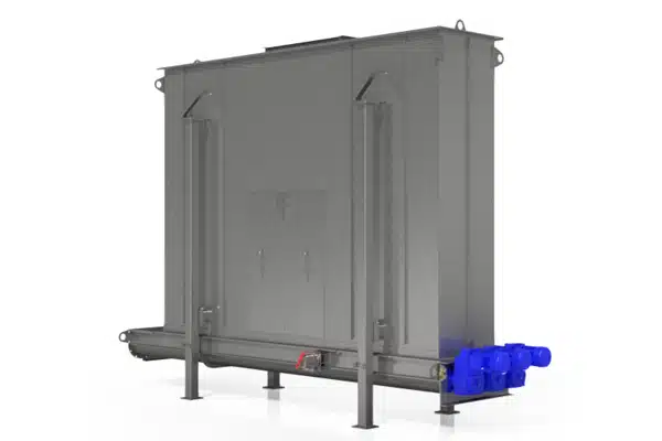 Light Density Plastic Fluff is Stored and Accurately Metered
