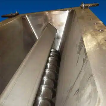 Polished Food-Grade Stainless Steel Screw Feeder for Metering Thickening Agent for Specialty Chemical Company
