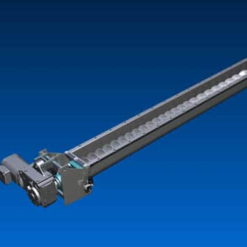 Polished Stainless Steel Screw Feeders for Metering Snack Products - KWS Manufacturing