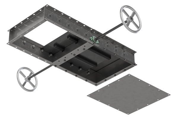 Gate is Completely Enclosed for Safe Operation