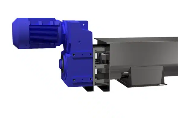 Bulkhead Trough End Protects Drive Unit from Contamination