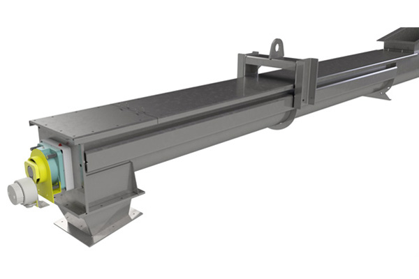 Cinch Seals and Flanged Bearings are Located on Tail End of Screw Feeders