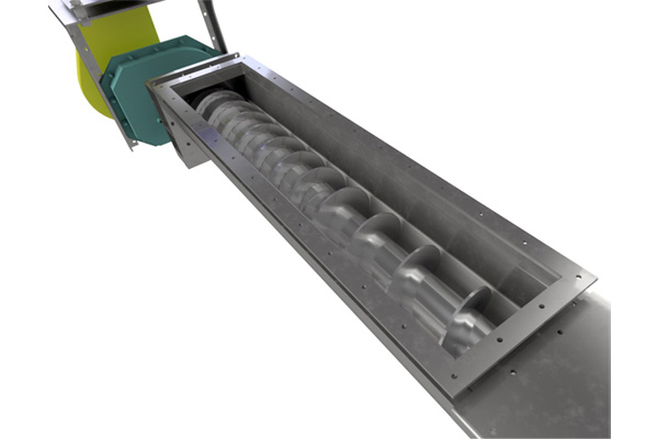 Rectangular Inlet Opening on Screw Feeders Promote Mass Flow from Hoppers