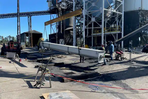 Proper Conveyor Lifting Techniques are Used for Successful Installation