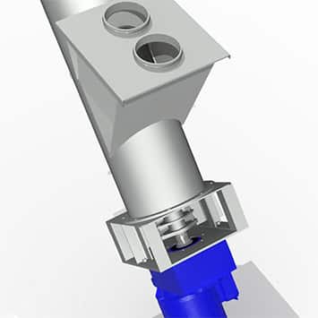 Screw Feeders for Metering Limestone from Weigh Hoppers at Minova in Georgetown, KY - KWS Manufacturing