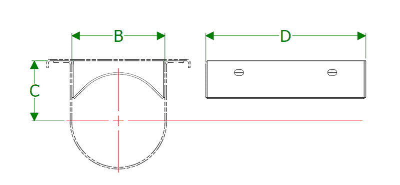 Dimensional Drawing for Feeder Shrouds